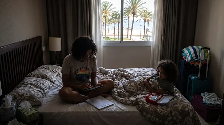 When Sickness Strikes on Vacation: Staying Organized When You're Away from Home